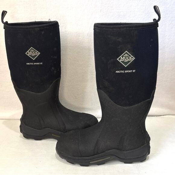 The Original Muck Boot Company Artic Sport Waterproof Steel Toed Boots Mens 8/W9 - Picture 1 of 9